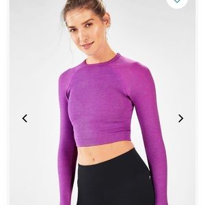 Fabletics ribbed seamless top NWOT